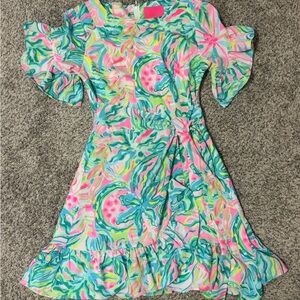 Lilly Pulitzer Vibrant Tropical Print Dress